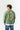 Patterned Patch Oversize Sweatshirt - Green