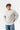 Patterned Patchwork Oversized Sweatshirt - Grey