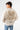 Floral Print Oversize Sweatshirt - Bone