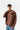 Floral Print Oversize Sweatshirt - Brown