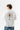 Patch Detailed Oversize Sweatshirt - Ecru