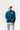 Detailed Patch Oversized Sweatshirt - Petroleum Blue