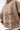 Patterned Hooded Oversized Sweatshirt - Mink