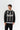 Polo Collar Oversized Sweatshirt - Black