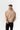 Embroidered Detail Hooded Oversized Sweatshirt - Mink