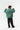 JNVJ Yıkamalı Oversize Sweatshirt - Yeşil