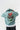 Floral Print Hooded Oversized Sweatshirt - Light Green