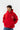 Playing 10 Kapüşonlu Oversize Sweatshirt - Kırmızı