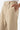 Pleated Fabric Baggy Trousers - Beige