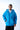 Fermuarlı Basic Kapüşonlu Sweatshirt - Mavi