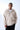 Fermuarlı Basic Kapüşonlu Sweatshirt - Kemik