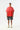 The World Sprey Desen T-shirt - Kırmızı