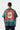 Floral Patterned Patch Detail Oversized T-shirt - Petrol Blue