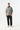 Striped Polo Neck T-shirt - Gray