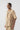 Floral Embroidered Oversize Shirt - Light Brown
