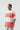 Striped Oversize T-shirt - Pomegranate