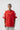 45 Baskılı Oversize T-shirt - Kırmızı