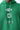Printed Hooded Oversize Sweatshirt - Green